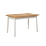 Hanah Home Oliver Open - Karina White Mesa de Comedor Extensible Blanca